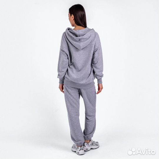 Брюки B.466 - меланж, French terry б/н, 44