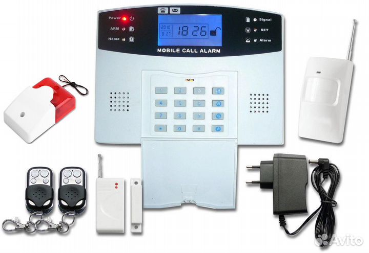 Охранная GSM сигнализация для дома, дачи,гаража