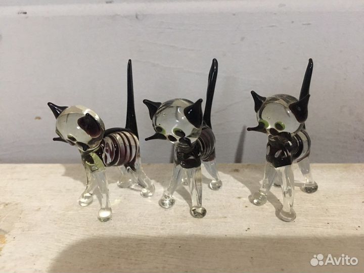 Фигурки из цветного стекла гдр 60-е годы