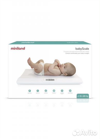 Детские электронные весы Miniland BabyScale