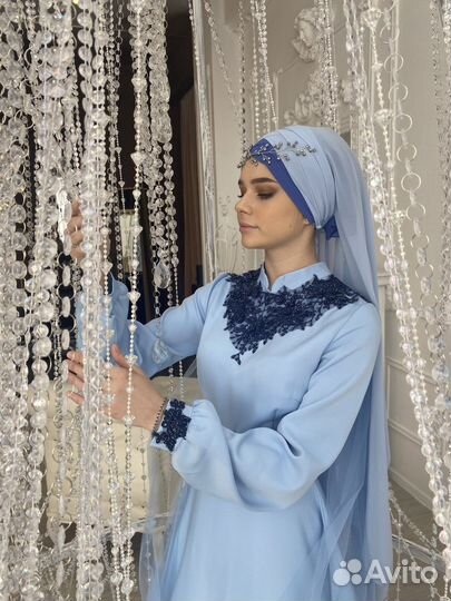 Готовый платок на никах