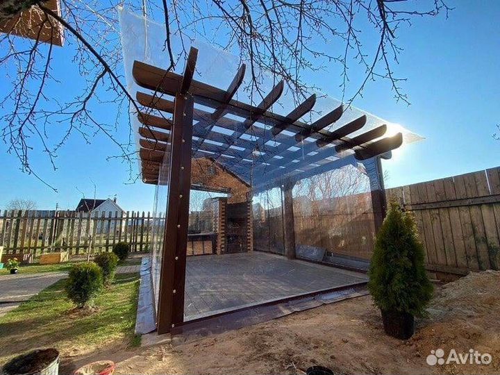 Мягкие окна на террасу