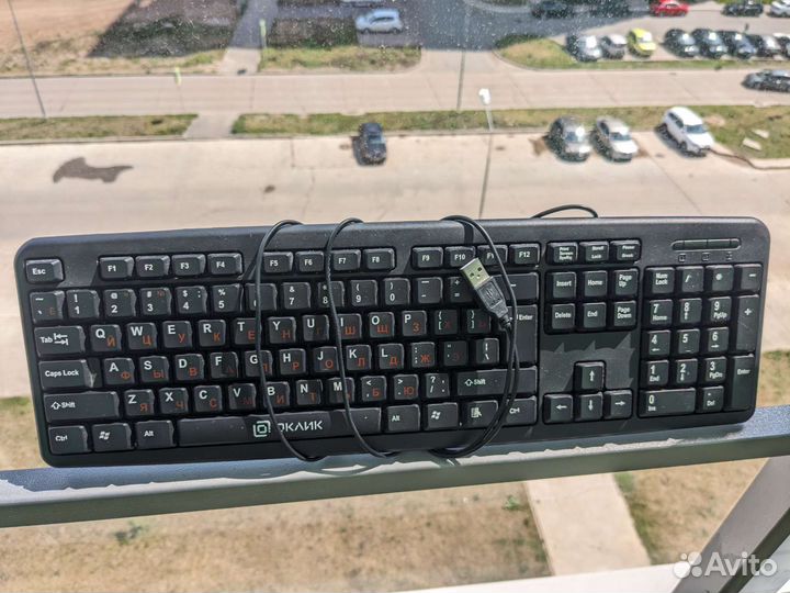 Клавиатура Оклик 90M черная