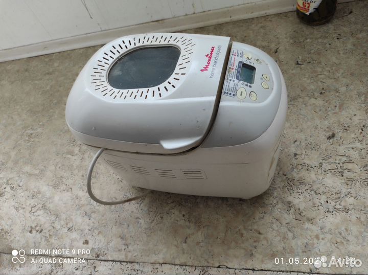 Хлебопечка moulinex baguette