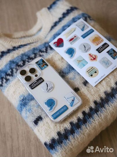 3D Наклейки на телефон с вашим логотипом