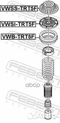 Проставка пружины верхняя vwsitrt5F Febest