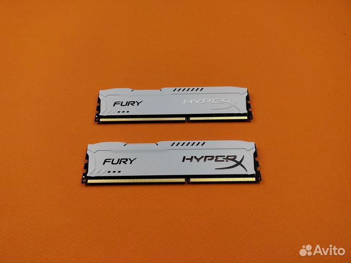 HyperX Fury DDR3 1600 мгц 2*8 гб