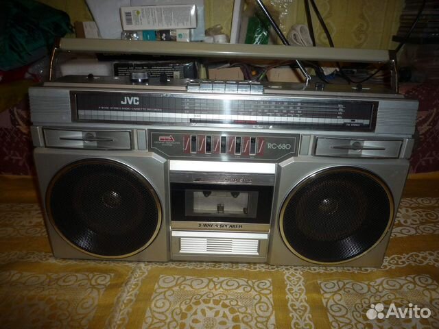 Винтажная магнитола JVC RC-680V Япония 80-ые годы