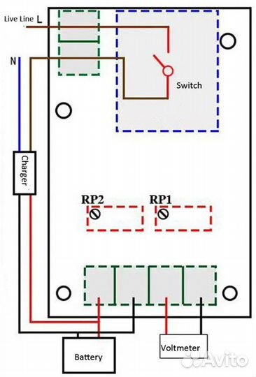 Контроллер заряда XH-M601