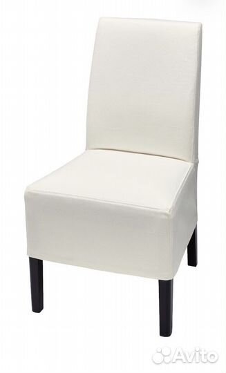 Чехол икеа бергмунд на стул, инсерос белый новый