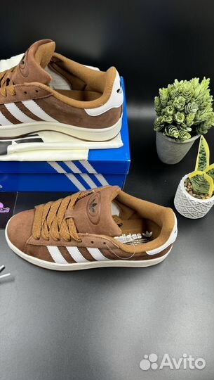 Adidas campus 00s коричневые