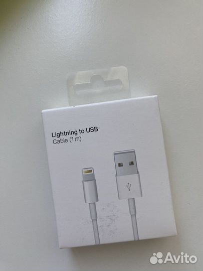 Usb шнур на iPhone белый 1м оригинал