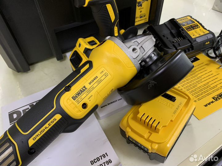 Набор DeWalt DCK2020P2T (DCD791+DCG405) 18В европа