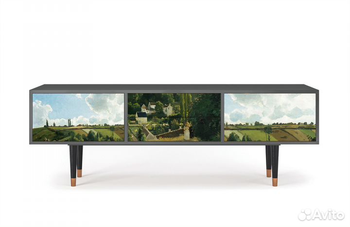 Тв-тумба T4 - Антрацит - Jalais Hill