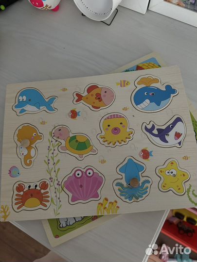 Развивающие деревянные игрушки