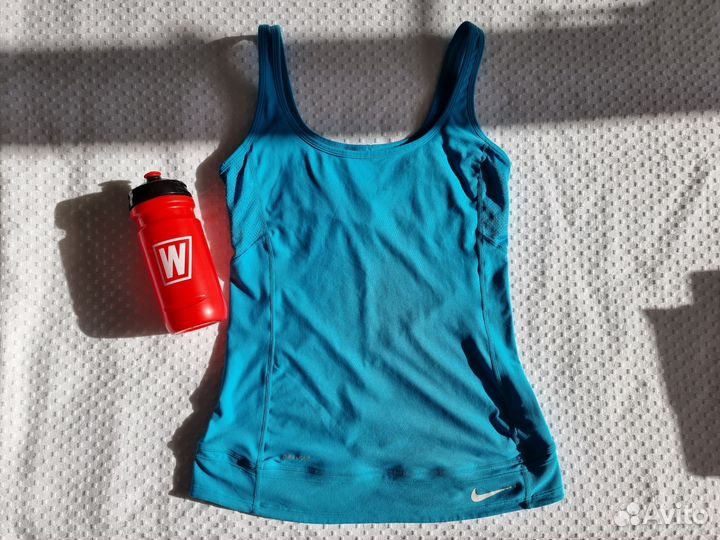 Спортивный женский топ с бра Nike Dri-fit S M 44