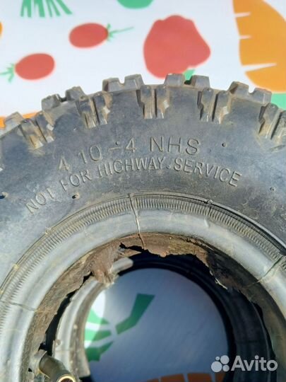 Шины 4.10-4 две шт. с камерой