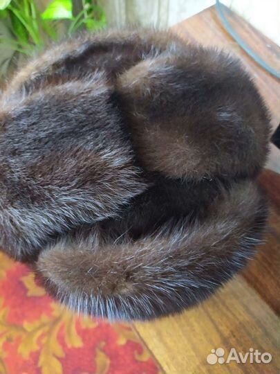 Норковая шапка мужская