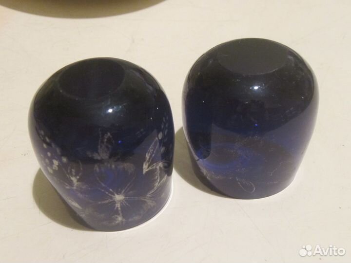 Рюмочки-неваляшки. Пара.60-е годы. СССР. Винтаж