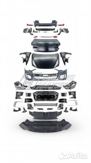 Рестайлинг Audi A6 C7 2014-2018 в A6 C8 2023