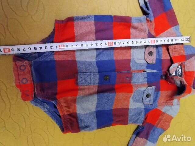 Рубашка-боди от 3 мес