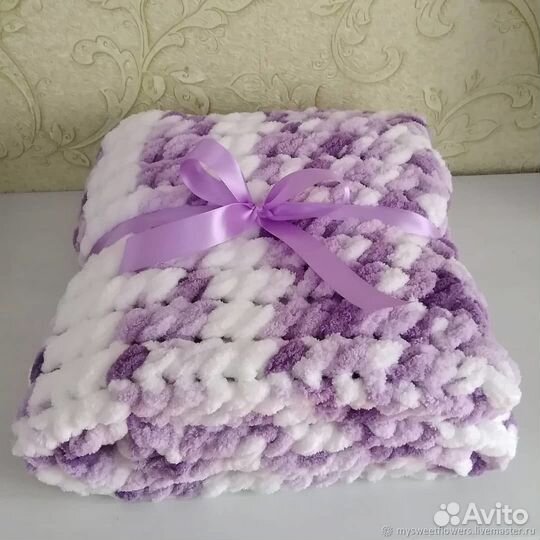 Плед ручной работы