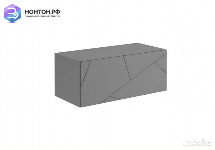 Тумба под тв подвесная Гранж тм-002 серый шифер