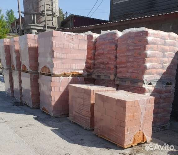 Кирпич полнотелый одинарный красный м125 м150