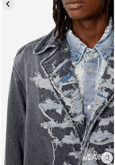 Пальто / плащ джинсовый оригинал Diesel