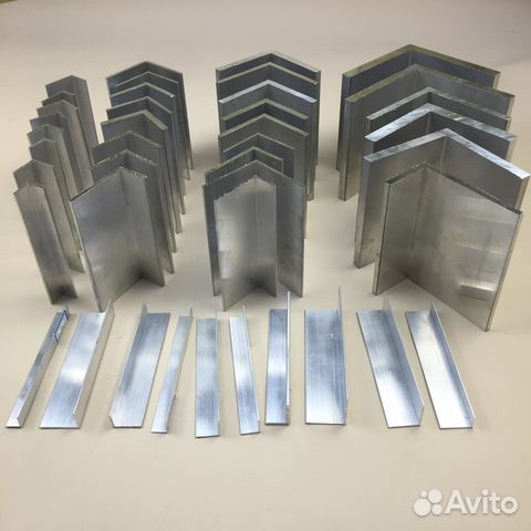 Уголок алюминиевый 70х70,80х40,80х80,90х90,100х40 купить в Нижнем ...