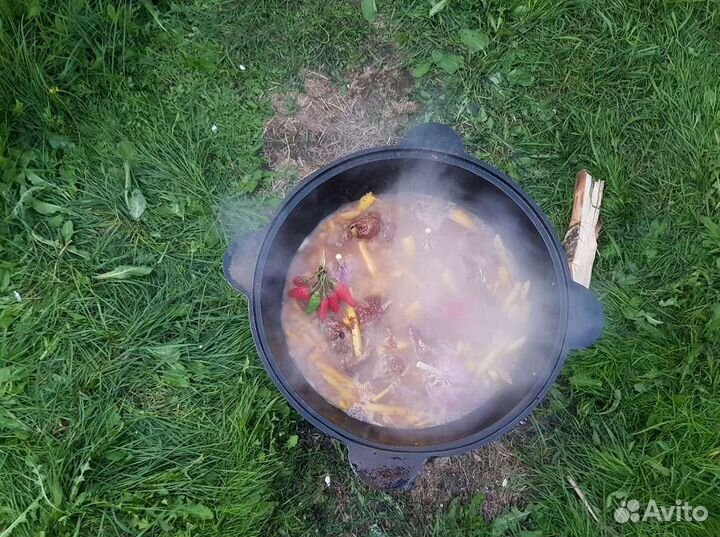 Казан чугунный 8л