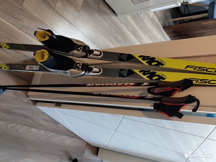 Лыжи беговые Fischer коньковые 140 150 170 180