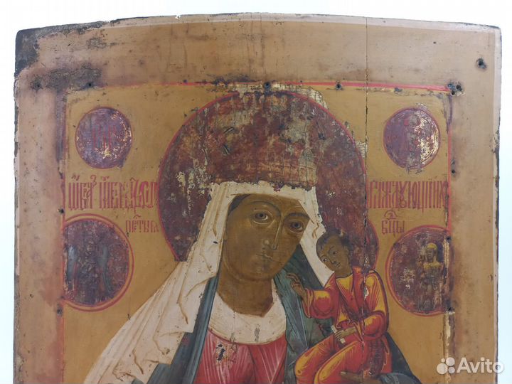 Старинная старообрядческая икона. XIX в