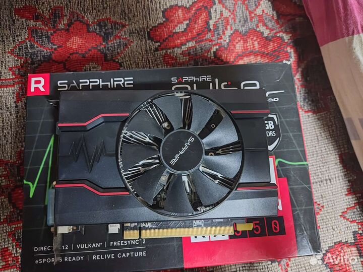 Видеокарта rx550 4g gddr5