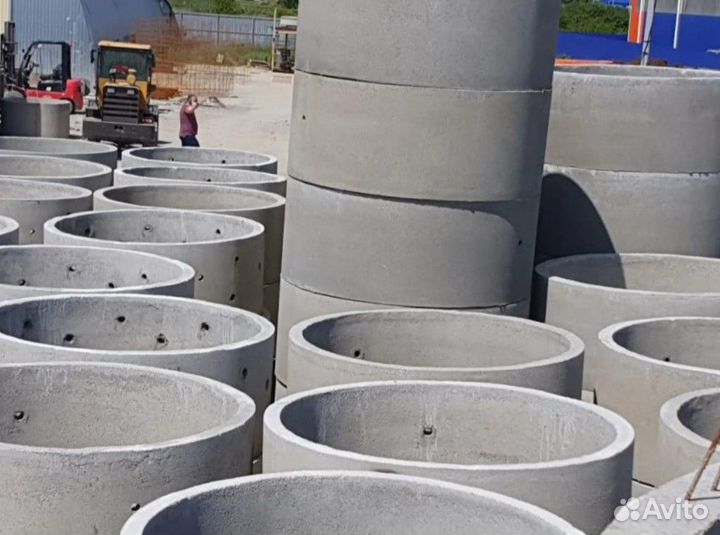Крышки, кольца бетонные с доставкой и установкой