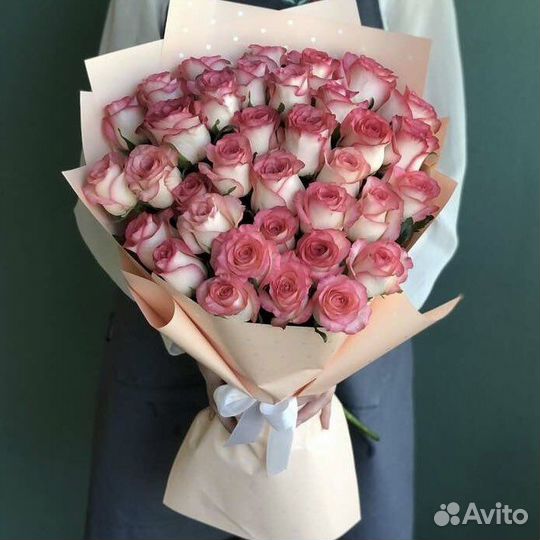 Цветы.Букет роз. Не кривые, а красивые