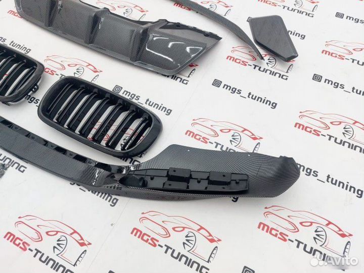 Обвес MP X6 F16 + Спойлер под карбон и ноздри