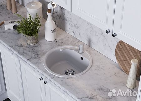 Мойка кухонная Polygran Quartz Bond 480, уголь