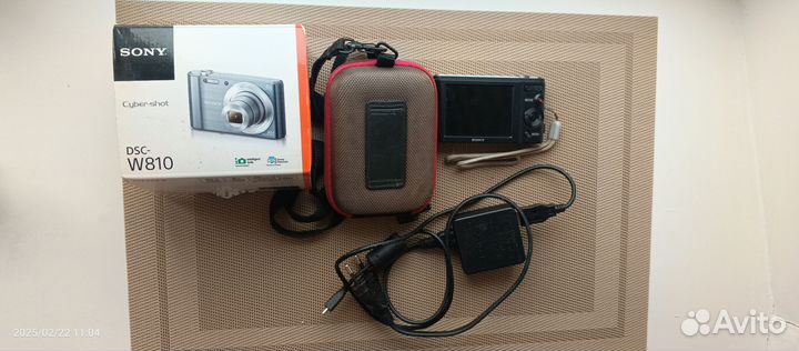 Цифровой фотоаппарат sony DSC-W810