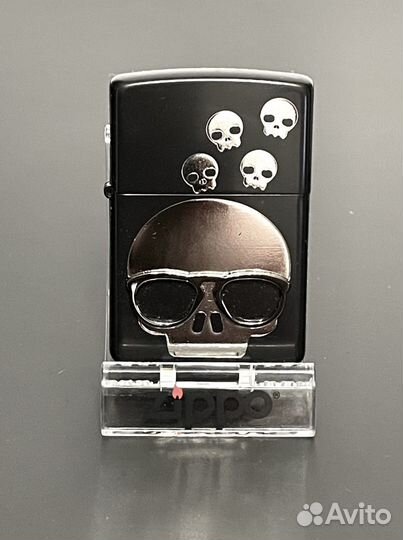 Зажигалка zippo skull. оригинал. японский каталог