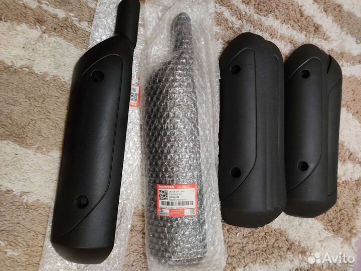 Накладка на глушитель с выступом Honda Dio af62