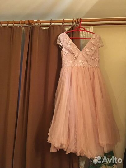 Chi Chi London maternity платье розовое кружевное