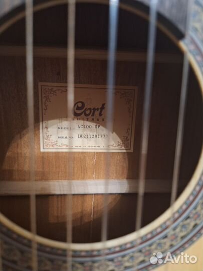 Акустическая гитара cort ac 100 op