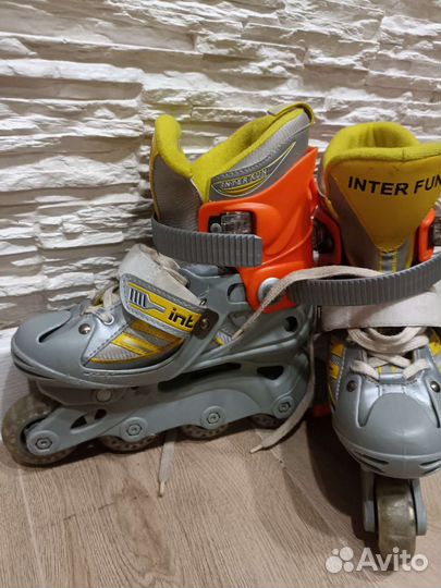 Роликовые коньки детские раздвижные