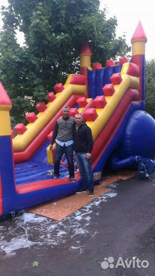 Батут большой б/у один сезон