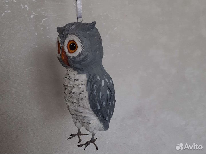 Ватная игрушка Сова