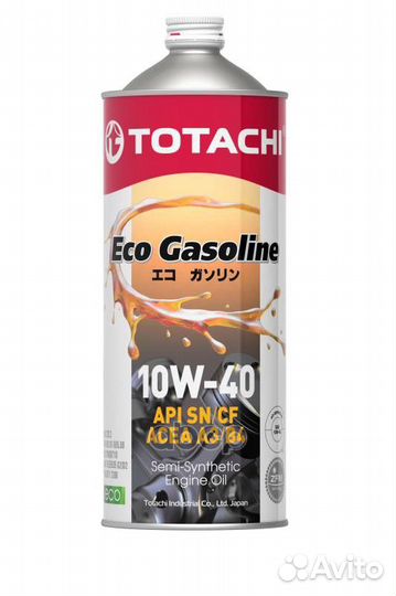 Масло Моторное Totachi Eco Gasoline 10W-40 Полу