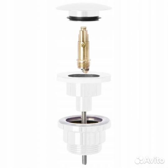 Донный клапан REA Клик-клак белый