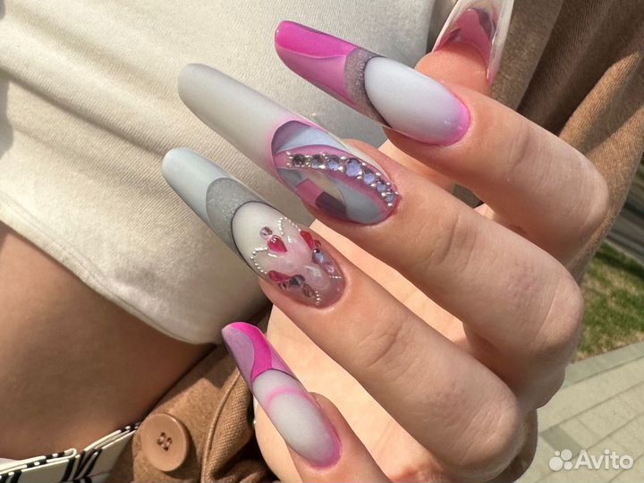 Модель на выкладной френч