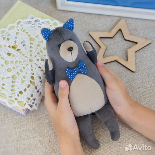 Игрушка Кот Мартовский (15 см.), ручная работа